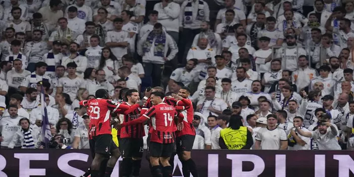 AC Milan Guncang Bernabéu Pesta Gol di Markas Real Madrid!