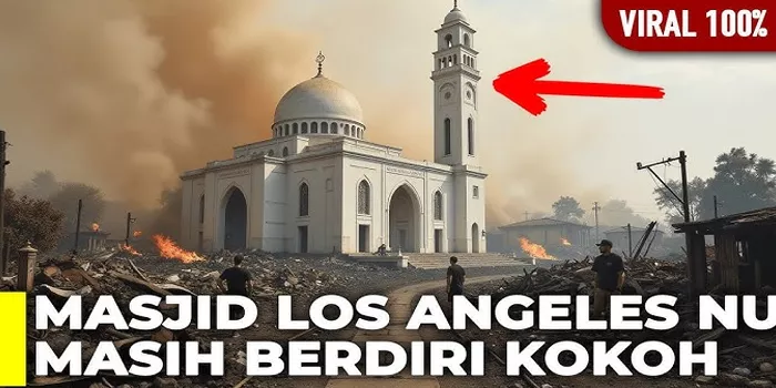 Masjid Tetap Berdiri Tegak, Simbol Harapan Pasca Kebakaran Los Angeles