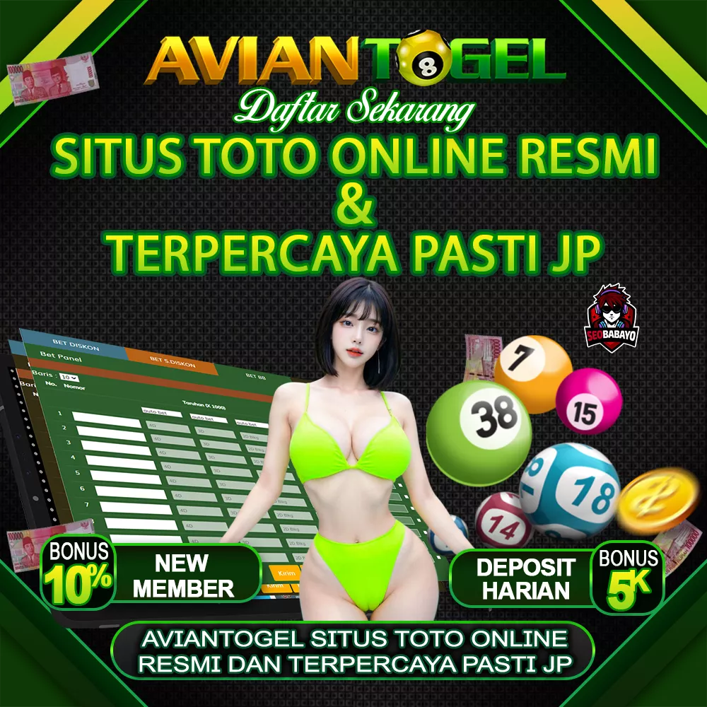 Aviantogel 🏆 Situs Toto Online Resmi dan Terpercaya Pasti JP